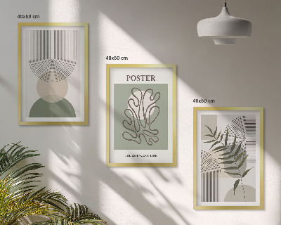 Set tablouri pentru dormitor Modele botanice geometrice