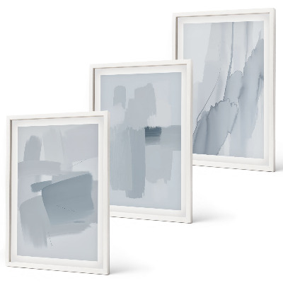 Set tablouri pentru dormitor Artă abstractă în acuarelă