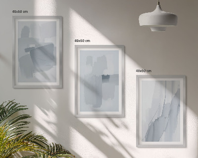Set tablouri pentru dormitor Artă abstractă în acuarelă