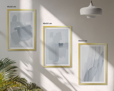 Set tablouri pentru dormitor Artă abstractă în acuarelă