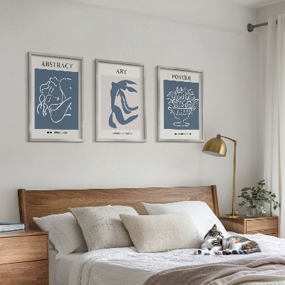Set tablouri decorative Modelele abstracte elegante ale lui Matisse