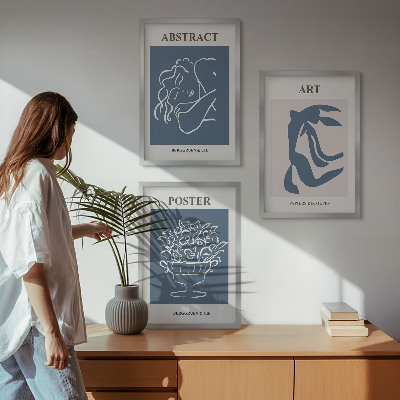 Set tablouri decorative Modelele abstracte elegante ale lui Matisse