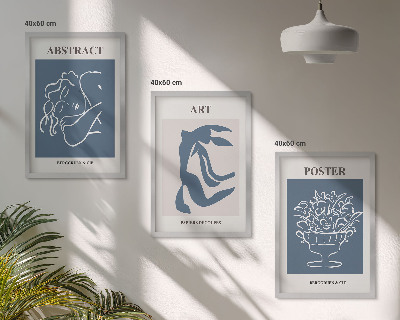 Set tablouri decorative Modelele abstracte elegante ale lui Matisse
