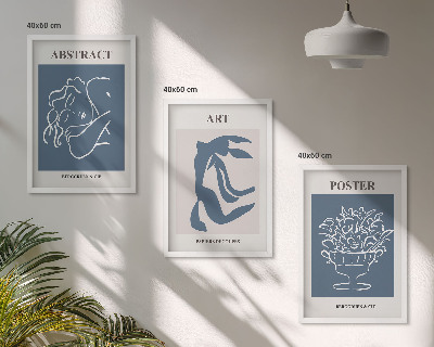 Set tablouri decorative Modelele abstracte elegante ale lui Matisse