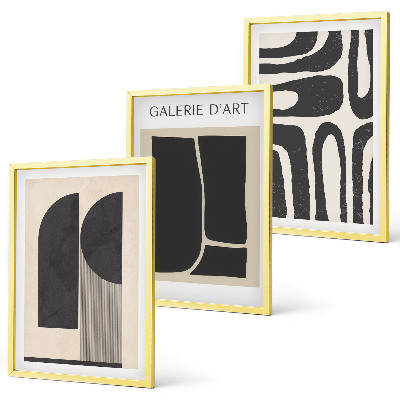 Set tablouri pentru dormitor Postere minimaliste abstracte