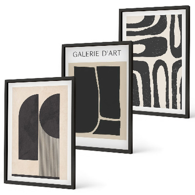 Set tablouri pentru dormitor Postere minimaliste abstracte