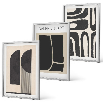 Set tablouri pentru dormitor Postere minimaliste abstracte