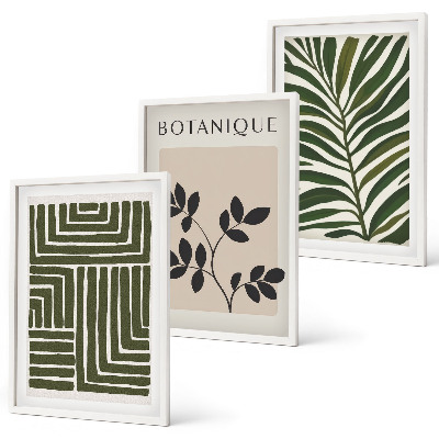 Set tablouri decorative Minimalism boho botanic