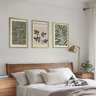 Set tablouri decorative Minimalism boho botanic