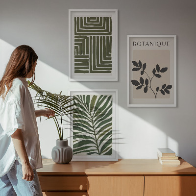 Set tablouri decorative Minimalism boho botanic