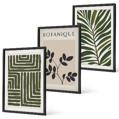 Set tablouri decorative Minimalism boho botanic