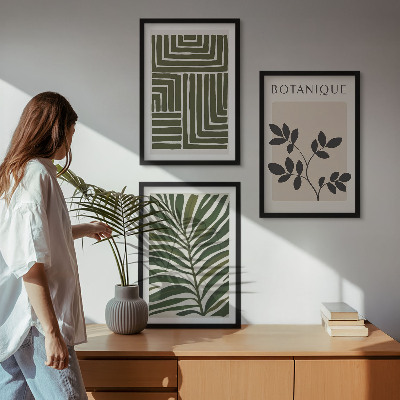 Set tablouri decorative Minimalism boho botanic