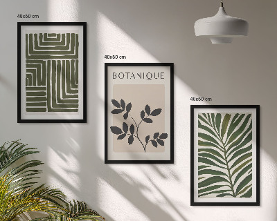 Set tablouri decorative Minimalism boho botanic