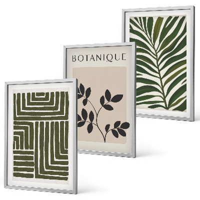 Set tablouri decorative Minimalism boho botanic