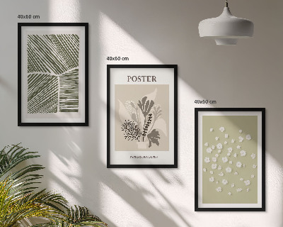 Set tablouri pentru dormitor Motive vegetale subtile