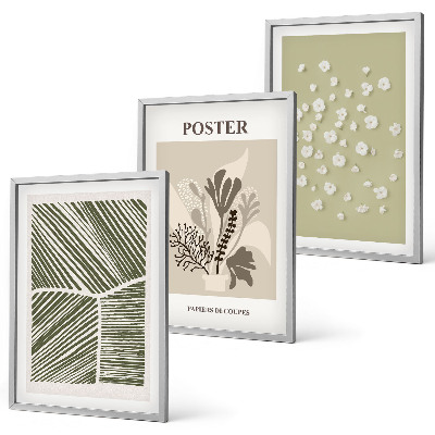 Set tablouri pentru dormitor Motive vegetale subtile