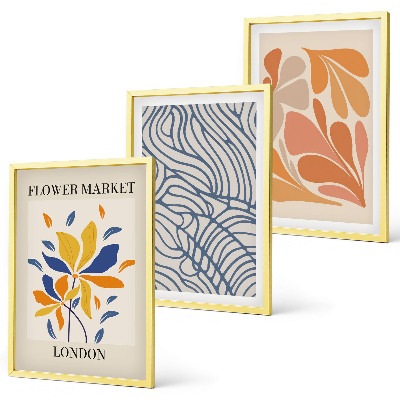Set tablouri decorative Flori abstracte moderne