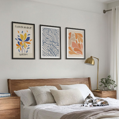 Set tablouri decorative Flori abstracte moderne