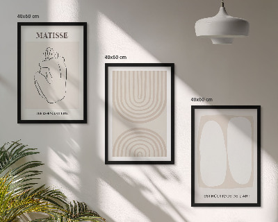 Set tablouri pentru dormitor Linii minimaliste elegante
