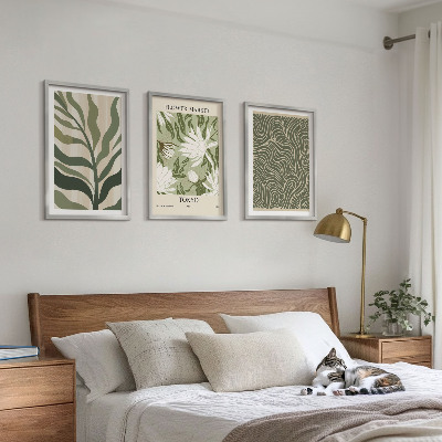 Set tablouri decorative Decorațiuni boho cu modele de plante