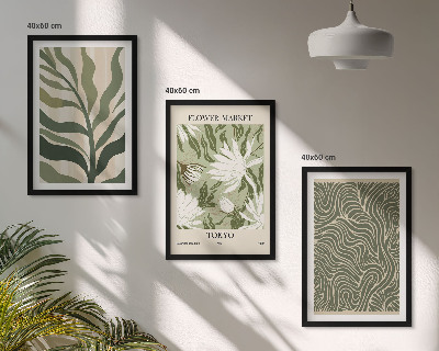 Set tablouri decorative Decorațiuni boho cu modele de plante
