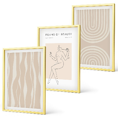 Set tablouri pentru dormitor Decorațiuni boho abstracte