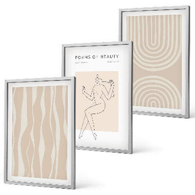 Set tablouri pentru dormitor Decorațiuni boho abstracte