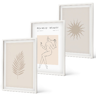 Set tablouri decorative O colecție de forme minimaliste