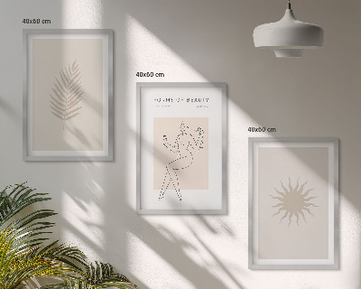 Set tablouri decorative O colecție de forme minimaliste