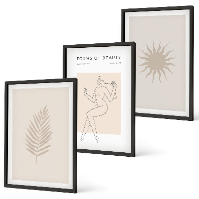 Set tablouri decorative O colecție de forme minimaliste