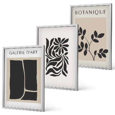 Set tablouri pentru dormitor Modele abstracte de plante