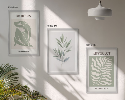 Set tablouri pentru dormitor Design boho în acuarelă Matisse