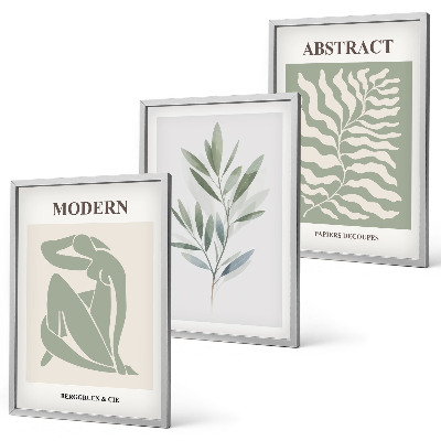 Set tablouri pentru dormitor Design boho în acuarelă Matisse