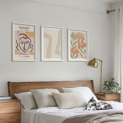 Set tablouri decorative Femeie abstractă modernă