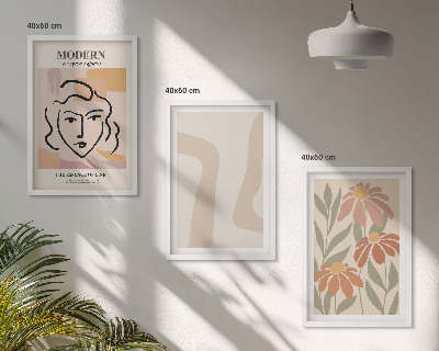 Set tablouri decorative Femeie abstractă modernă