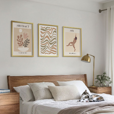 Set tablouri decorative Modele abstracte boho Matisse
