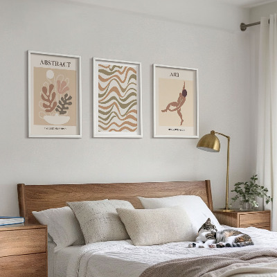 Set tablouri decorative Modele abstracte boho Matisse