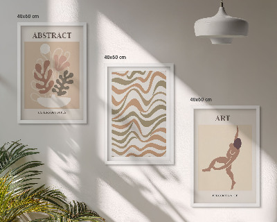 Set tablouri decorative Modele abstracte boho Matisse