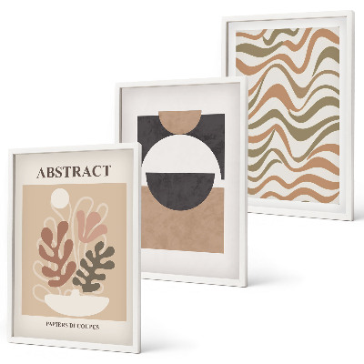 Set tablouri pentru dormitor Modele de forme abstracte