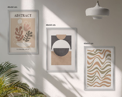 Set tablouri pentru dormitor Modele de forme abstracte