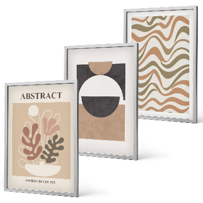 Set tablouri pentru dormitor Modele de forme abstracte