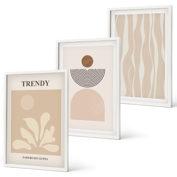 Set tablouri decorative Bejuri abstracte elegante