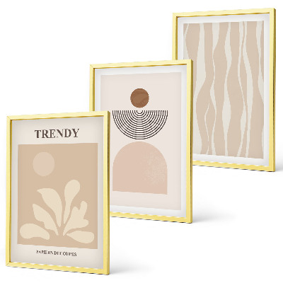 Set tablouri decorative Bejuri abstracte elegante