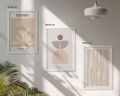 Set tablouri decorative Bejuri abstracte elegante