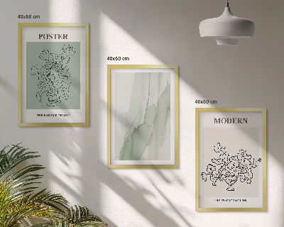 Set tablouri decorative Flori într-o vază modernă