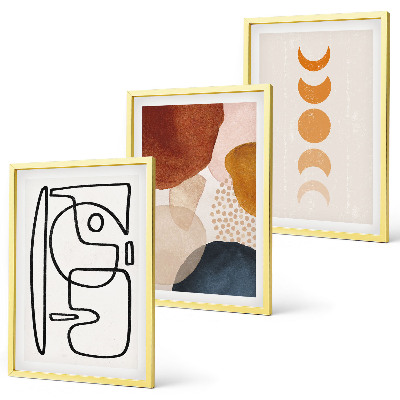 Set tablouri decorative Decorațiuni abstracte în culori