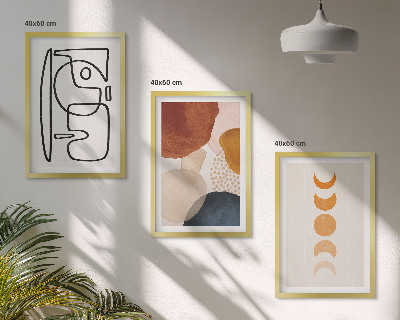 Set tablouri decorative Decorațiuni abstracte în culori