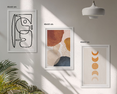 Set tablouri decorative Decorațiuni abstracte în culori