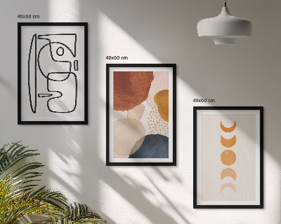 Set tablouri decorative Decorațiuni abstracte în culori