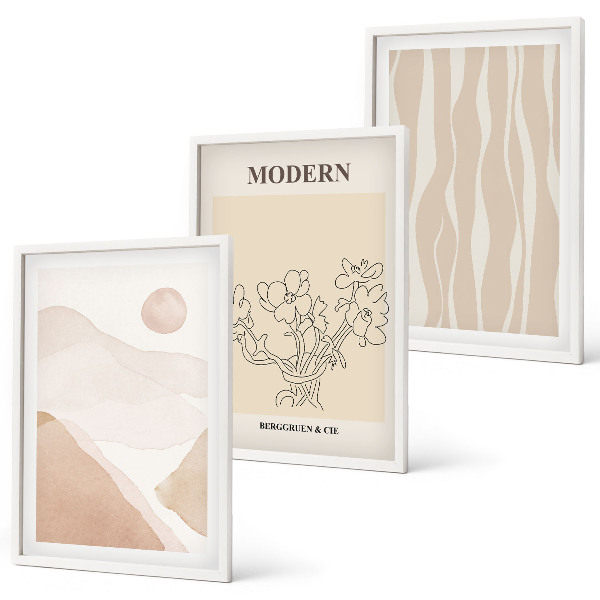 Set tablouri decorative Forme abstracte culori